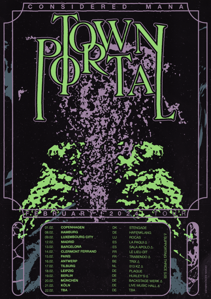 TOWN PORTAL - EU Tour Poster '23
